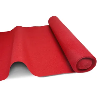 uyoyous 100x1000cm Roter Teppich,Hochzeits-Läufer Event Teppich 2mm Red Carpet Gangläufer roter Teppichläufer,Einwegmatte für Hochzeit, Party, Zeremonie, Hochzeitsdekoration