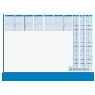 Schreibunterlage »3-Jahres-Kalender« 2024 bis 2026 - 50 Blatt blau, König & Ebhardt