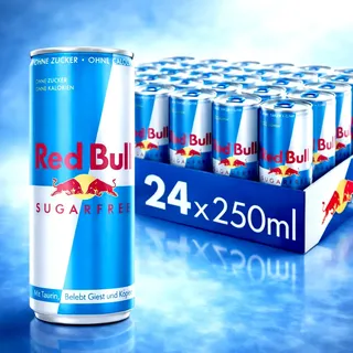 (0,68 EUR/100ml) Red Bull Sugar Free Energy Drink 24x250ml (inkl. Pfand)