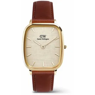 Daniel Wellington St Mawes DW00100839 Herren-Armbanduhr Vintage, gold, Riemen