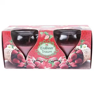 HS Candle Duftkerze Creation 2er Pack Erdbeer Traum)