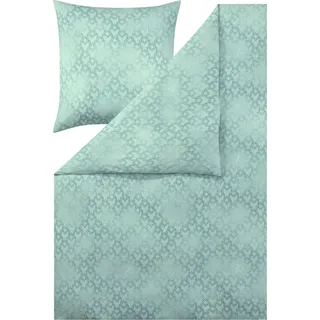 Estella Tira Gestreift Mint 135 x 200 cm + 80 x 80 cm