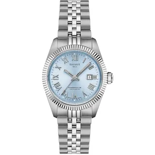 TISSOT Ballade 30mm T156.208.11.353.00 Damenuhr Powermatic 48 COSC Eisblau