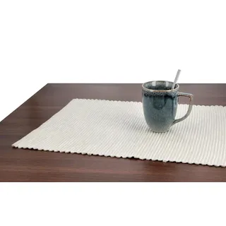 HOME STORY Platzset  Greta , beige , Maße (cm): B: 32