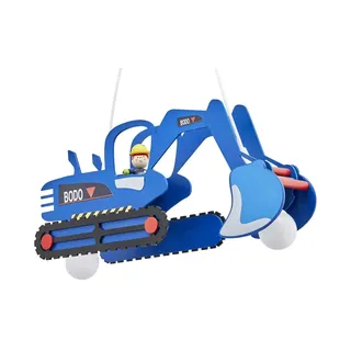 Pendelleuchte Bagger   , blau , Maße (cm): B: 25 T: 30.0