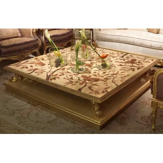 Couchtisch Tisch Beistelltisch Wohnzimmertisch Holz Royal Beistell Barock klasik