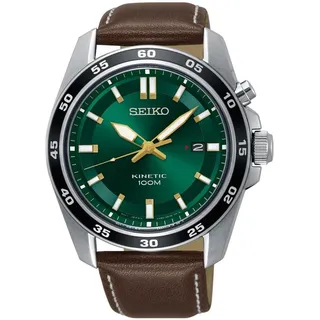 Seiko Kinetic Leder 42 mm SKA791P1