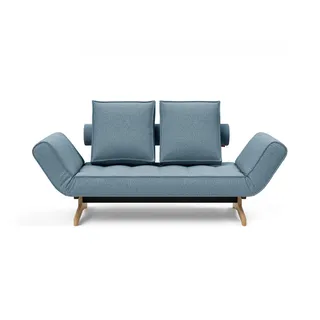 Innovation Living Schlafsofa Stoff 3-Sitzer Blau