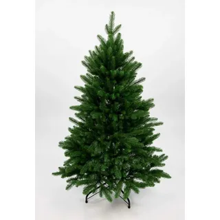 Nordmanntanne 120cm LS künstlicher Weihnachtsbaum Tannenbaum Kunststanne Kunststoff Spritzguss mit Metallständer Nordmann Seidenblumen Roß