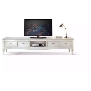 JVmoebel TV-Schrank Wohnzimmer Ständer Möbel rtv Fernseher Sideboard Stil Weiß Holz (1-St., TV-Ständer) Made in Italy weiß