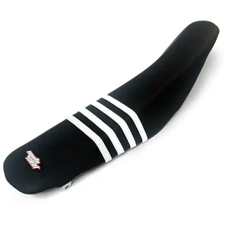 Motoseat Stripes Tm En 450f/mx Sitzbezug - Black / White - One Size