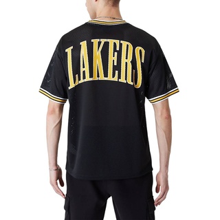 New Era T-Shirt T-Shirt New Era NBA LA Lakers Mesh gelb|schwarz S