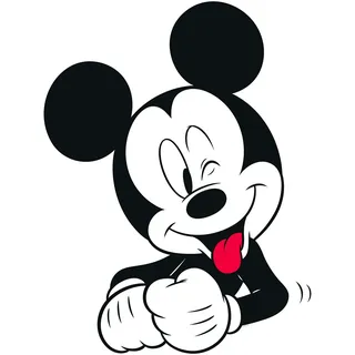 KOMAR Wandbild Mickey Mouse Lines 40 x 50 cm