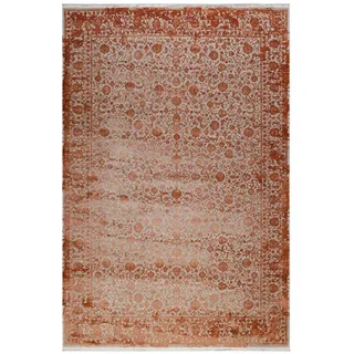 Esprit Vintage-Teppich Florida, Grau, Terracotta, Textil, rechteckig, 133x200 cm, Textiles Vertrauen - Oeko-Tex®, für Fußbodenheizung geeignet, in verschiedenen Größen erhältlich, pflegeleicht, leicht zusammenrollbar, Teppiche & Böden, Teppiche, Vintage-Teppiche
