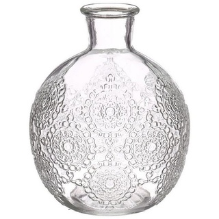 NaDeco Dekovase Kugelvase Bologna Größe h.12 Ø9.5 cm, in Glasklar Kugelflasche