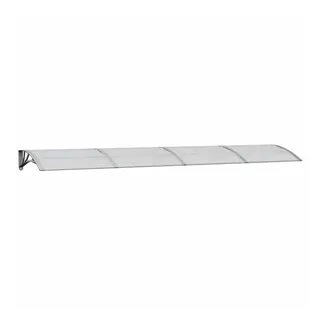 vidaXL Türvordach 350 x 80 cm grau
