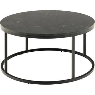 Actona Spiro Schwarz Marmor 80 x 40 cm