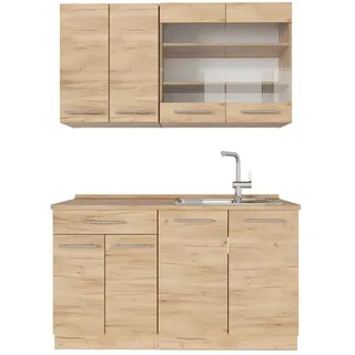 Vicco Fame-Line, Goldkraft Eiche, 140 cm, AP Eiche, zur freien Kombination mit ergänzenden Küchenmodulen