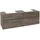 Waschbeckenunterschrank 160 x 55 cm Stone Oak