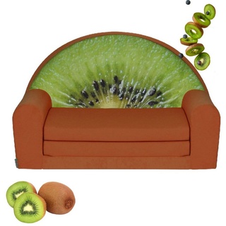 FORTISLINE Kindersofa Früchte-Motiv Kindersofa Aufklappbar Schaumstoff Kinderzimmer Couch
