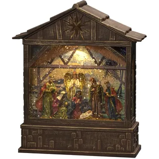 Konstsmide LED Weihnachtskrippe mit 5 h-Timer