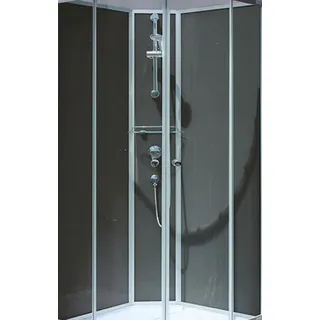 Schulte Komplettdusche mit Pumpe und Boiler Duschkabine Fertigdusche SCHULTE Korfu II