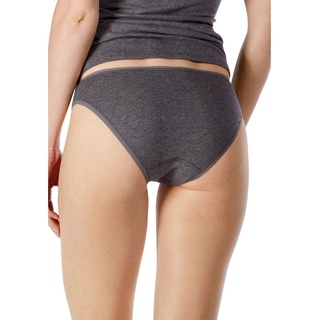 SKINY Damen Rio Slip, Vorteilspack - Bikini Briefs, Cotton Stretch, Basic Grau S 4er Pack (2x2P)