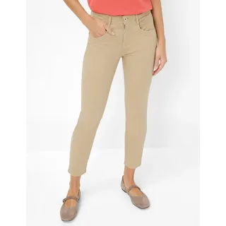 Brax Damen Röhrenjeans Style SHAKIRA S ALMOND, denim beige, Gr. 38K