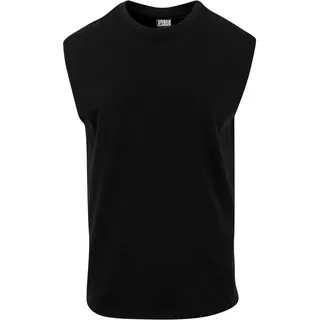 URBAN CLASSICS Open Edge Sleeveless Tee schwarz M