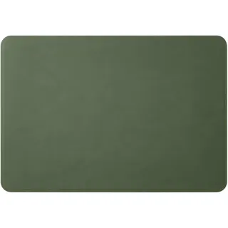 Eglooh - Herms - Schreibtischunterlage aus Leder Grün cm 65x45 - Handwerkliche Nähte und abgerundeten Kanten - Made in Italy
