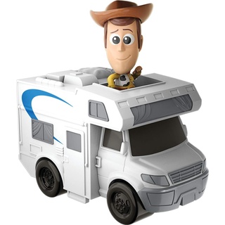 Mattel GCY61 - Disney Pixar Toy Story 4 Minis Woody und Wohnmobil, Sammelfiguren mit Fahrzeug, Spielzeug ab 3 Jahre, Mehrfarbig
