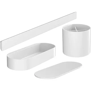 Hansgrohe WallStoris Badaccessoire-Set Weiß