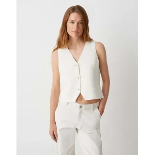 Opus Damen Weste | Anzugweste DIFORA Slim aus Milano Strick milk, 42 - 42