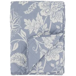 Chic Antique Aix Bettüberwurf 180 x 130 cm Blau/Weiß