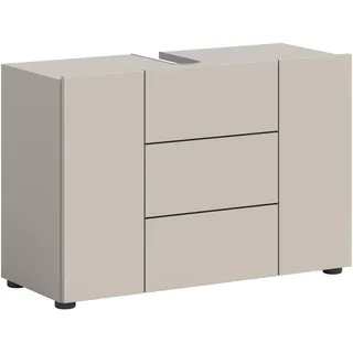 xonox Waschbeckenunterschrank Vira 82 x 56 x 34 cm Kaschmir/Schwarz
