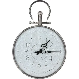 Buri - Retro Wanduhr 31,5cm Taschenuhr Design Küchenuhr Wohnzimmeruhr Baduhr Quartz Uhr