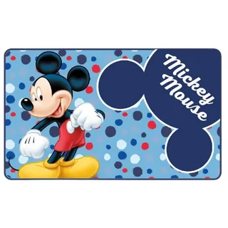 Disney Mickey Mouse Teppich Komfort Teppich Matte 45 × 75 cm Schaumstoff-Matte blau