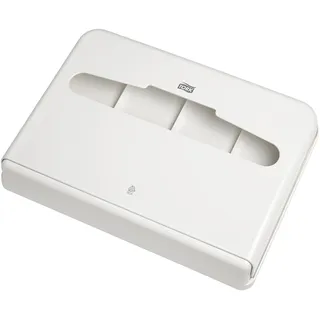 Tork 344080 Spender für Toilettensitzauflagen in Weiß / Spender V1 für Einweg Toilettensitz Auflagen im Elevation Design