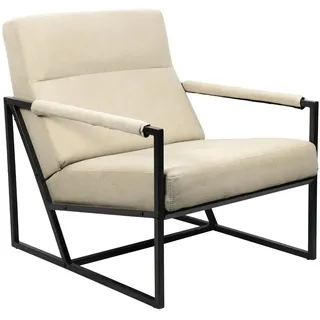 Svita Cocktailsessel CHRIS Polyester 66 x 77 x 82 cm Beige