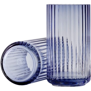 Lyngby Porcelæn Vase H15.5 cm Lyngby aus mundgeblasenem Glas zeitlos, blau
