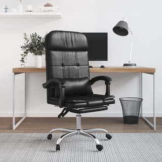 Bürostuhl mit Massagefunktion Schwarz Kunstleder , Bürostühle Design 2024