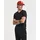 Kurzarm-T-Shirt Mit V-ausschnitt Black S