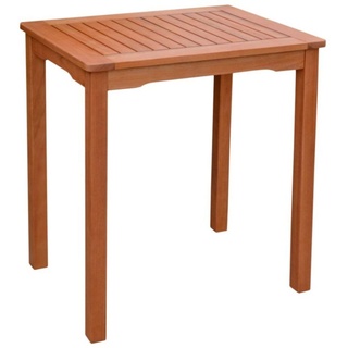 Gartentisch Eukalyptus Tisch Beistelltisch Balkontisch geölt massiv 50x70 cm