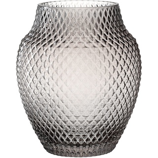 LEONARDO HOME 18673 POESIA Vase 22,5cm, Glas, grau