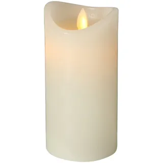 Boltze LED-Kerze Bino 15 cm cremeweiß