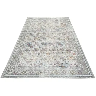 Wecon home Outdoorteppich Geneva, rechteckig, Höhe: 4 mm, wetterfest und farbecht im Antik Design für Balkon, Küche, Wohnzimmer bunt 120 cm x 170 cm x 4 mm