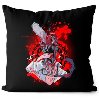 style3 Blood Heart Kissen mit Füllung 40cm Baumwolle denji man Anime Manga Cosplay Chainsaw Devil