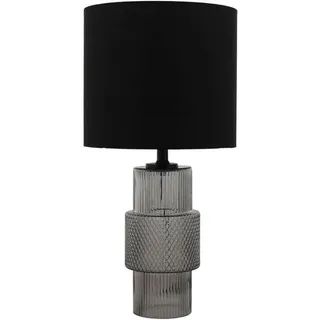 Home Deluxe Große Tischlampe aus Glas YUKI - Rauchgrau | große Tischlampe, Glaslampe, Design Tischlampe