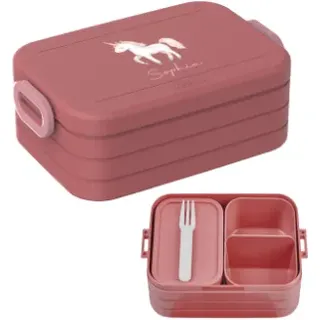 Mepal  Bento Brotdose   - Einhorn - Mit Namen und Foto bedrucken - Sortiert