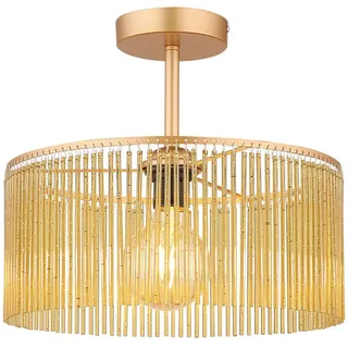Nowa 1 LED goldfarben Metall 35 x 32 cm
